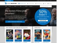 Desktop screenshot for videobuster.de