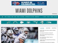 Desktop screenshot for miamidolphins.com