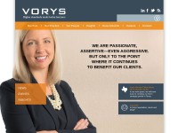 Desktop screenshot for vorys.com