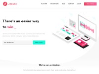 Desktop screenshot for jiminny.com