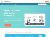 Desktop screenshot for listenwise.com
