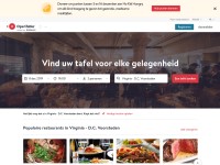 Desktop screenshot for opentable.nl