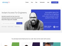 Desktop screenshot for strongdm.com