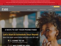 Desktop screenshot for zaggphonerepair.com