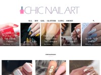 Desktop screenshot for chicnailart.com