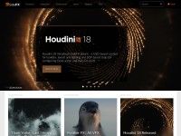 Desktop screenshot for sidefx.com