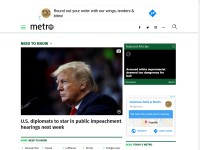 Screenshot of metro.us