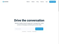 Desktop screenshot for mention.com