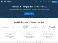 Desktop screenshot for recruiterbox.com