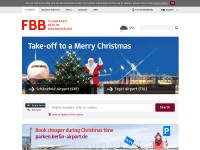 Desktop screenshot for berlin-airport.de