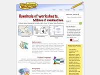 Desktop screenshot for worksheetworks.com