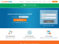 Desktop screenshot for cashnetusa.com
