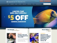 Desktop screenshot for aquariumofpacific.org