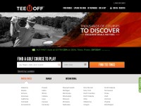Desktop screenshot for teeoff.com