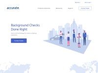 Desktop screenshot for accuratebackground.com