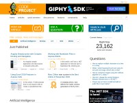 Desktop screenshot for codeproject.com