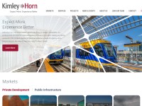 Desktop screenshot for kimley-horn.com