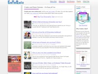 Desktop screenshot for gotoquiz.com