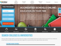 Desktop screenshot for accreditedschoolsonline.org