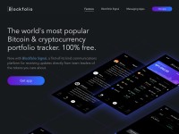 Desktop screenshot for blockfolio.com