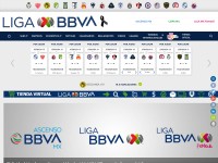 Desktop screenshot for ligamx.net
