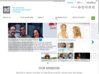 Desktop screenshot for adcouncil.org