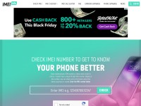 Desktop screenshot for imei.info