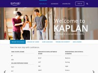 Desktop screenshot for kaplan.com