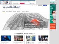 Desktop screenshot for aerzteblatt.de