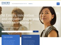Desktop screenshot for emoryhealthcare.org