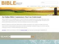 Desktop screenshot for bibleref.com