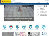Desktop screenshot for isciii.es