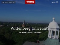 Desktop screenshot for wittenberg.edu