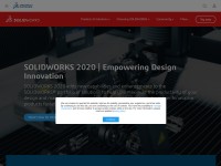 Desktop screenshot for solidworks.com