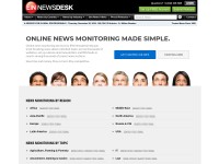 Desktop screenshot for einnews.com