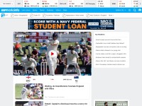 Desktop screenshot for cricket.org