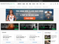 Desktop screenshot for barstoolbets.com