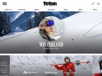 Desktop screenshot for tetongravity.com