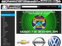 Desktop screenshot for refaccionariamario.info