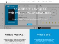 Desktop screenshot for freenas.org