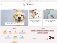 Desktop screenshot for thesprucepets.com