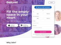 Desktop screenshot for doulike.com