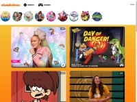 Desktop screenshot for nick.tv