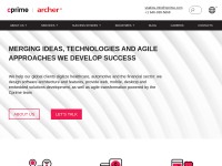 Desktop screenshot for archer-soft.com