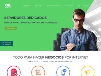 Desktop screenshot for okhosting.com