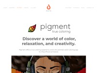 Desktop screenshot for pigmentapp.co