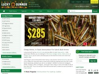 Desktop screenshot for luckygunner.com