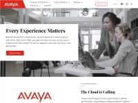 Desktop screenshot for avaya.com