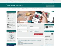 Desktop screenshot for cathaypacificcargo.com
