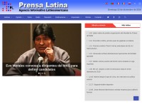 Desktop screenshot for prensa-latina.cu